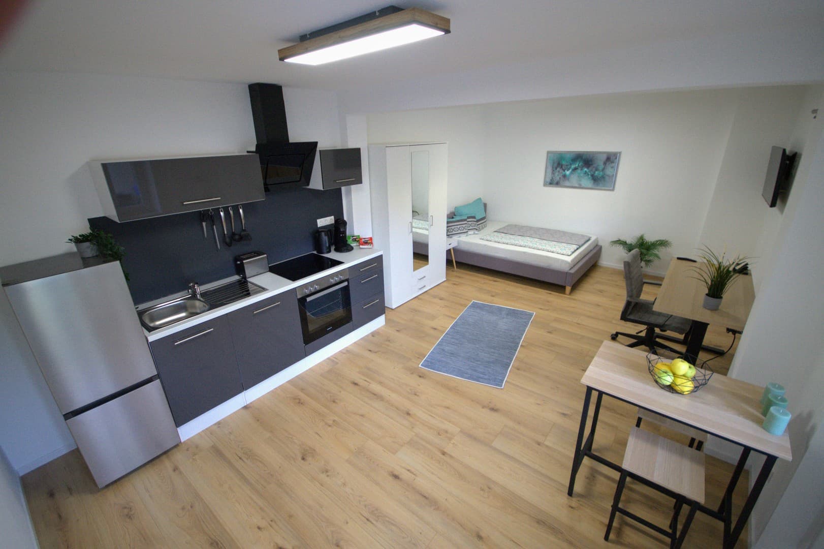 Modernes 1-Zimmer-Apartment möbliert vollausgestattet befristet