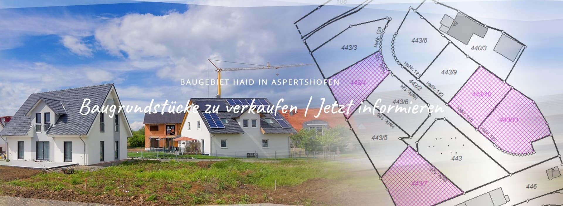 Baugrundstücke Baugebiet "Haid" in Aspertshofen / Gemeinde Kirchensittenbach