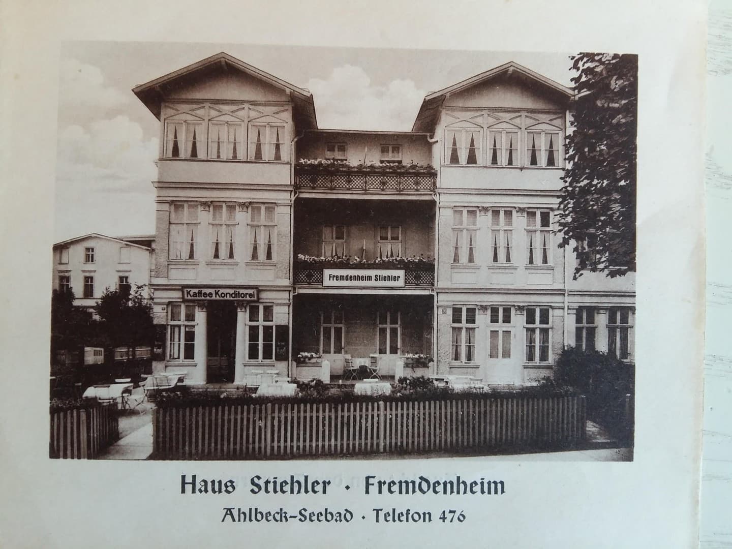 1. Reihe an der Ostsee, seltene Gelegenheit auf der Sonneninsel Usedom im Kaiserbad Ahlbeck