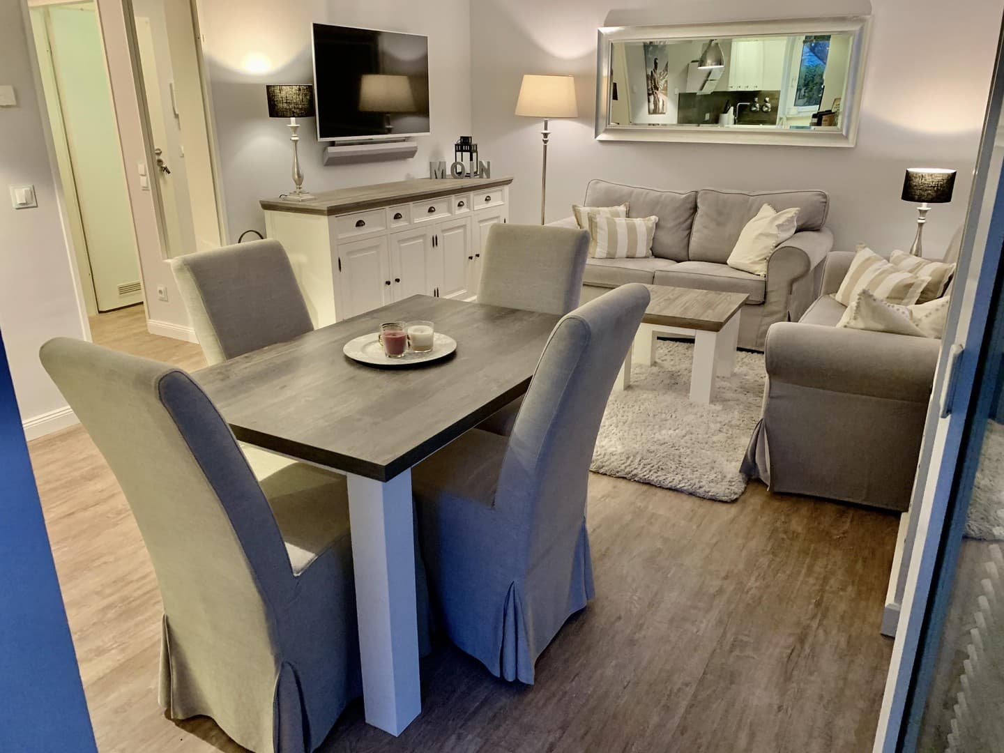 2-Zimmer / ca. 55 qm / möblierte Wohnung / Hamburg / Terrasse & Garten - ab 01. Dezember !!!