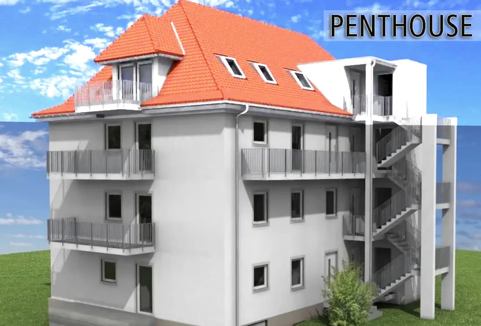 Leben am Kapellenhof Bad Krozingen, Penthousewohnung m. Weitblick, Historischer Flair trifft Moderne