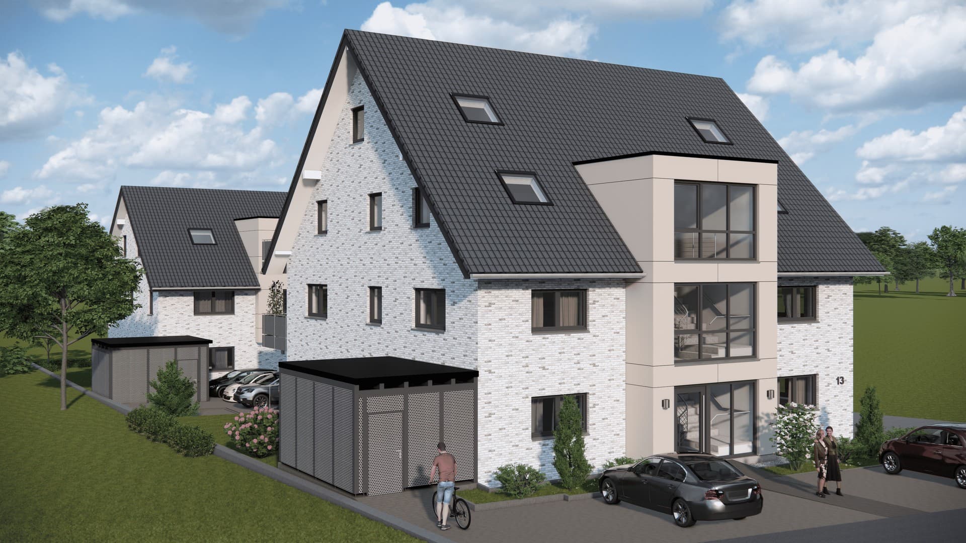 Ihr neues Zuhause mit Blick auf den Hermann