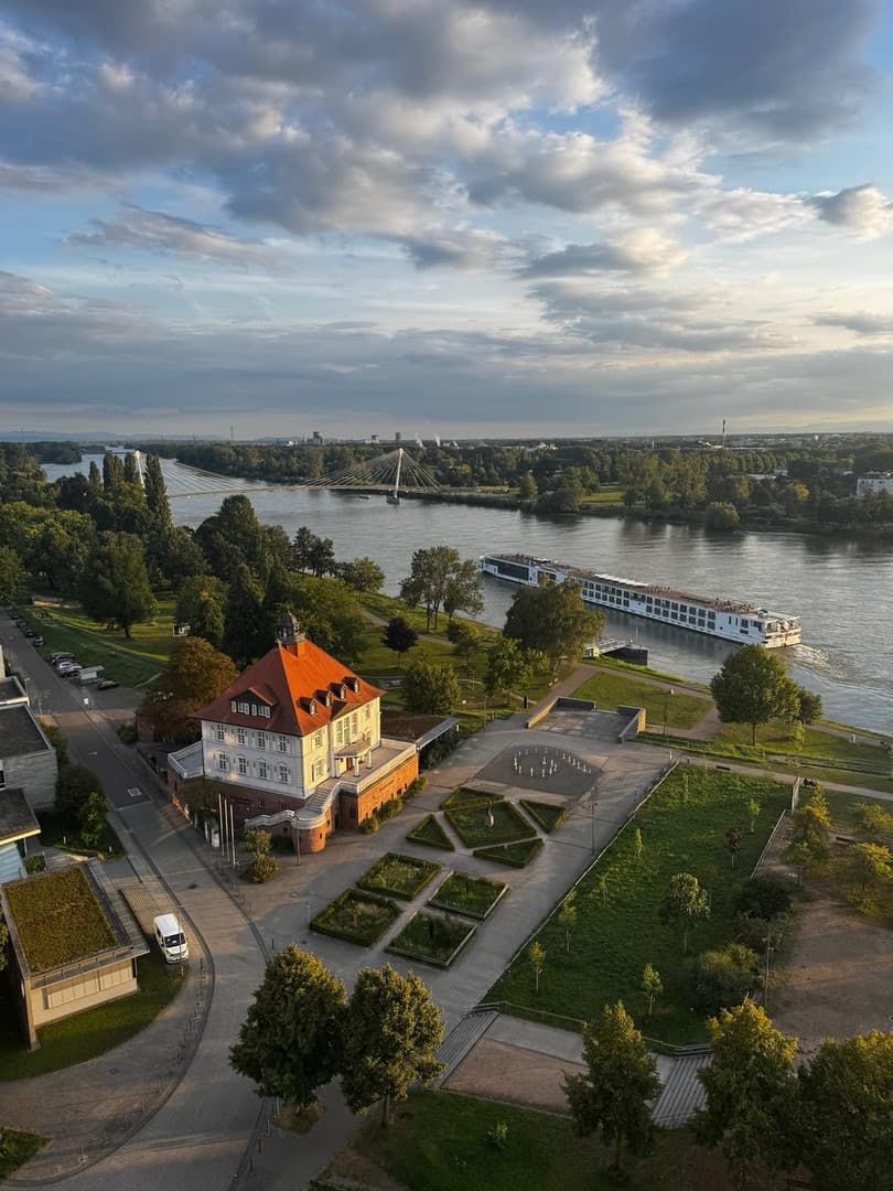 Panoramablick Rhein und Strassbourg / Rendite 5%