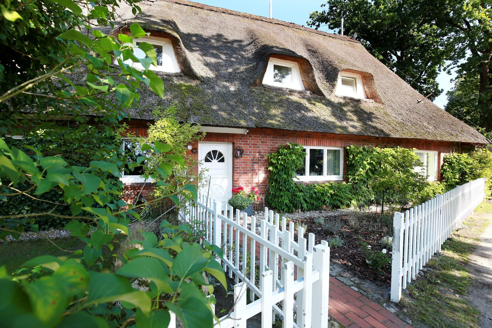 Wunderschönes Reetdachhaus in Ashausen