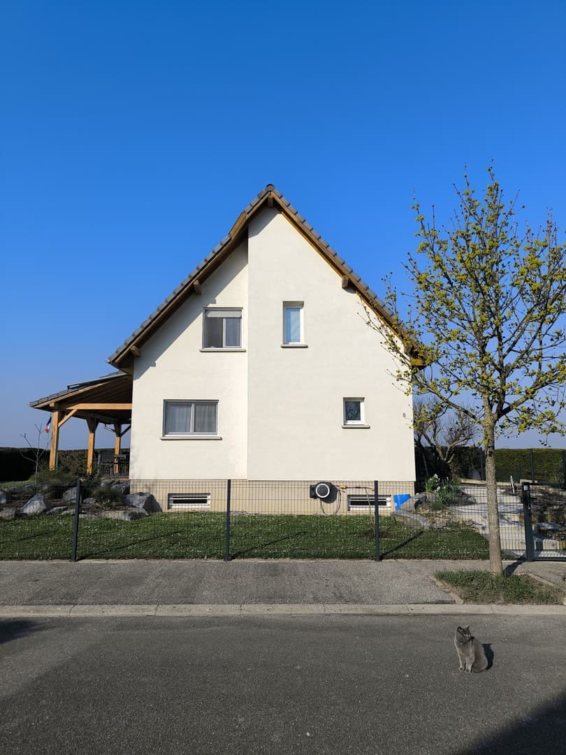 Schönes Einfamilien Haus grenznah mit Blick auf Felder und Vogesen