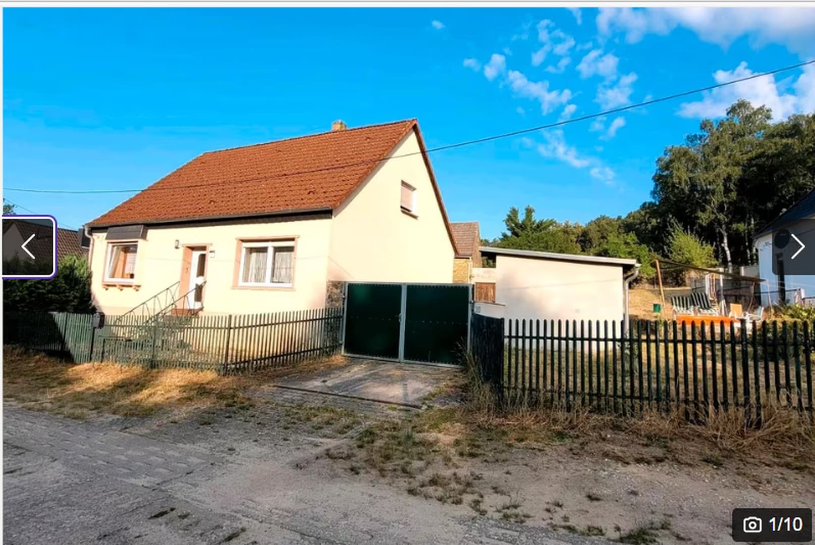 Einfamilienhaus mit großem Grundstück, Nebengelass, Werkstatt, Brunnen