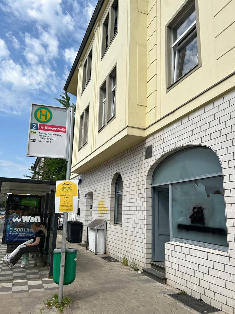 Kompaktes Ladenlokal in Düsseldorf-Rath – Bushaltestelle direkt vor der Tür