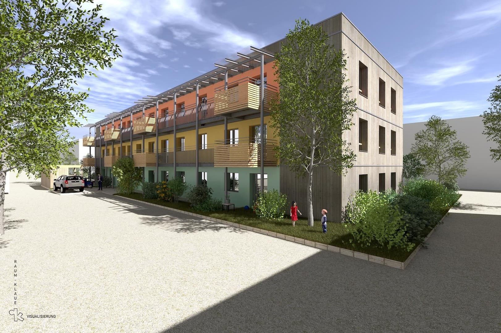 3-Zimmer-Eigentumswohnung in neuem Holzhaus: WohnGut-Erlangen