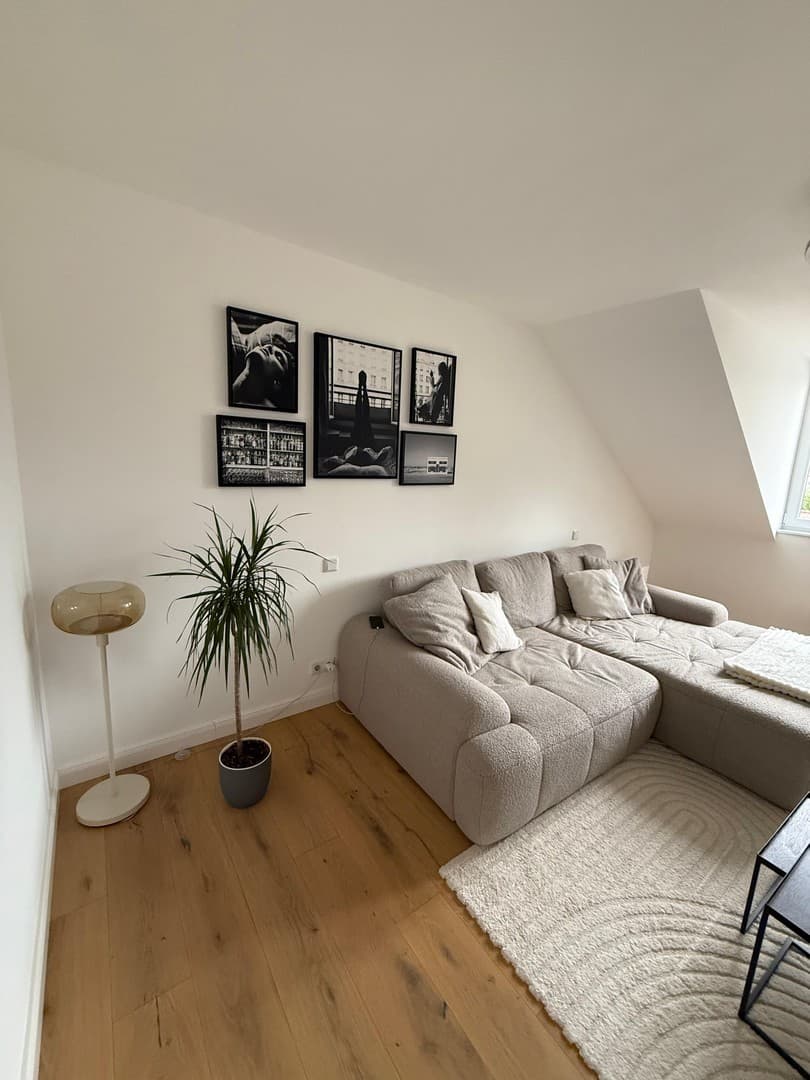 Klimatisierte & helle DG-Wohnung in kernsaniertem Altbau sucht Nachmieter
