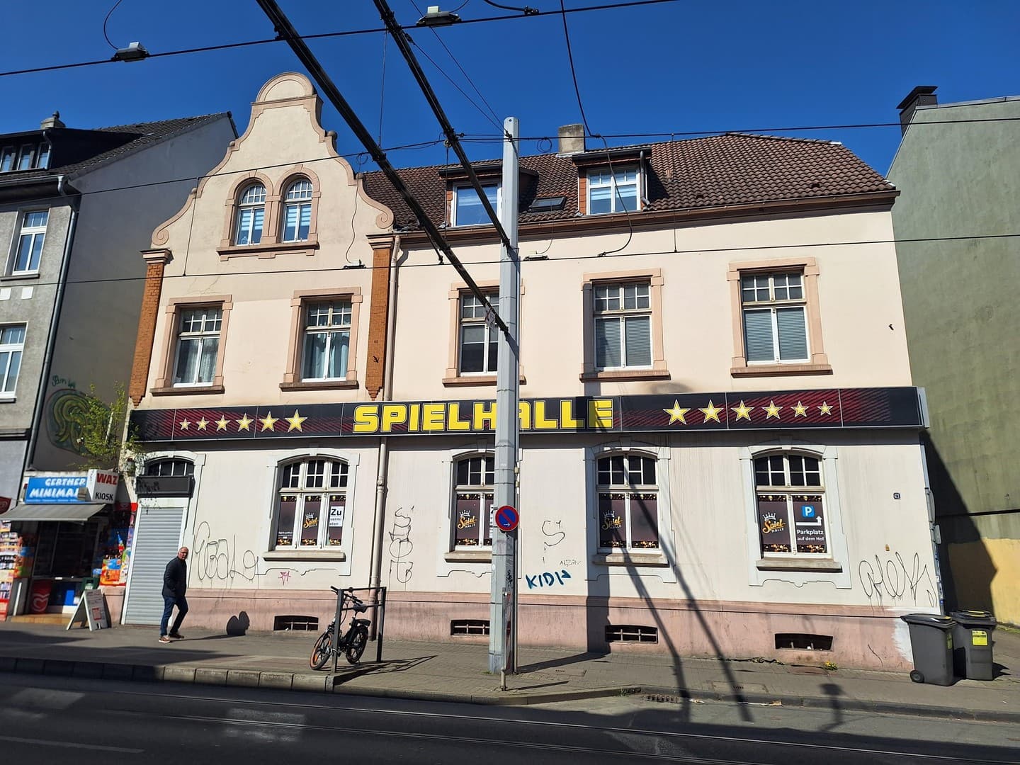 GEWERBEFLÄCHE Ladenlokal Gastronomie Stellplätze zu vermieten 44805 Bochum Gerthe Werbewirksame Lage