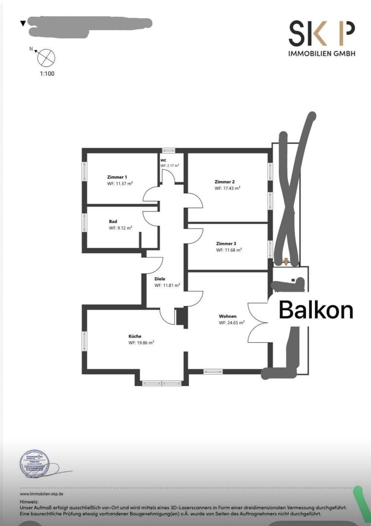 4 Zi-Wohnung 85445 Oberding renoviert