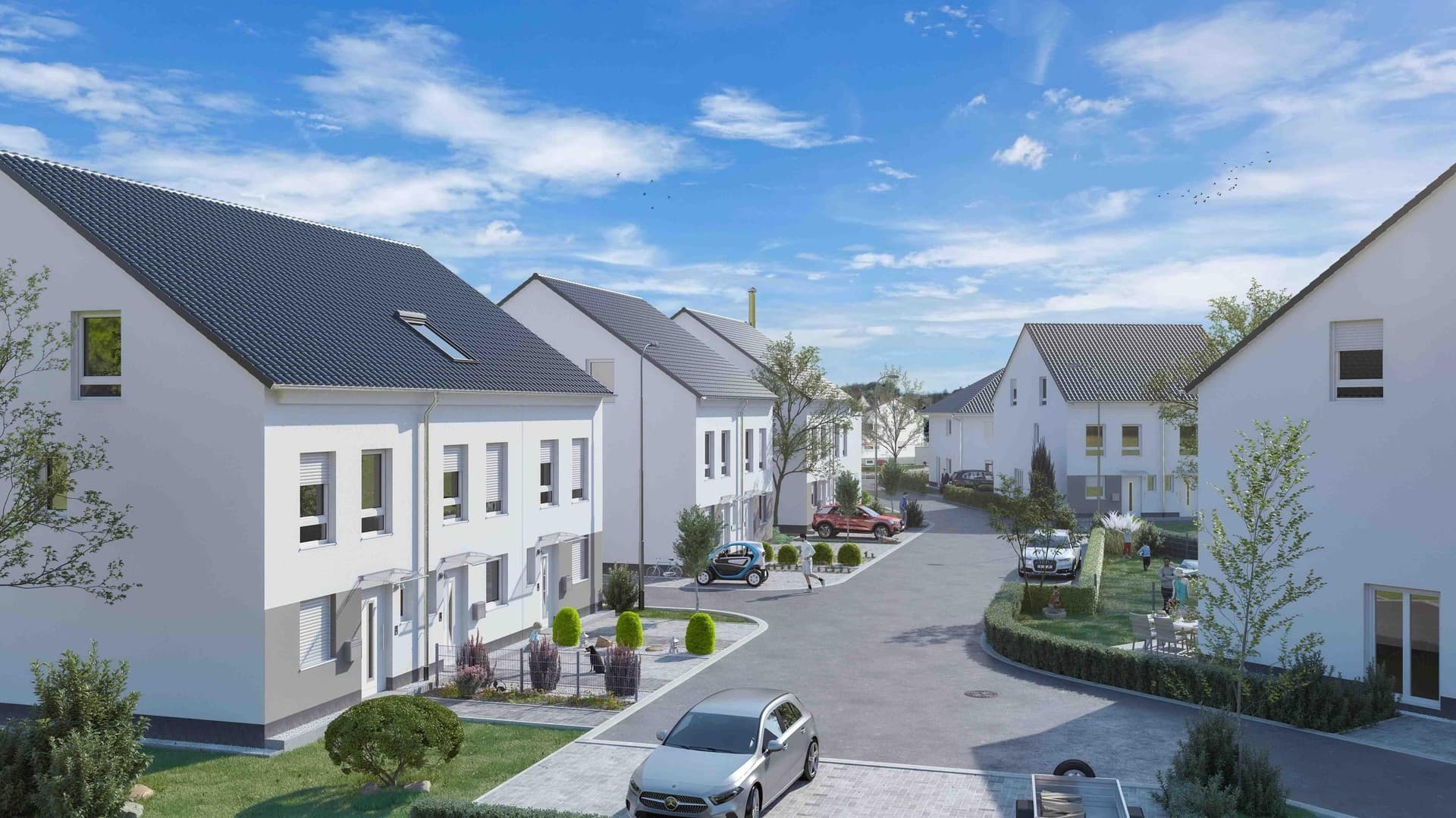 Doppelhaushälfte KFW 40 QNG Neubau Erstbezug Buseck-Beuern