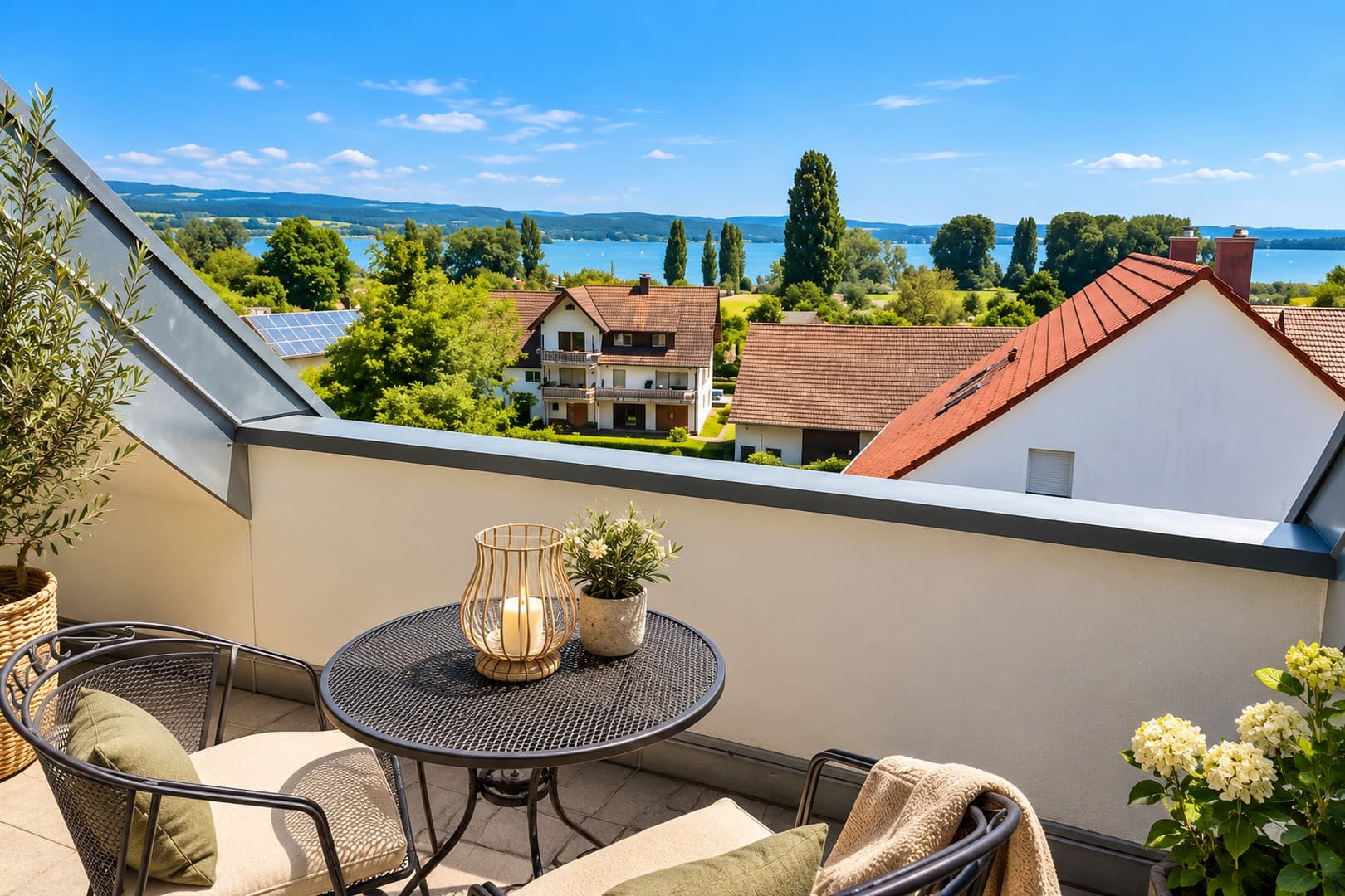 Bodenseeblick inklusive- modernes Reihenhaus auf der Höri