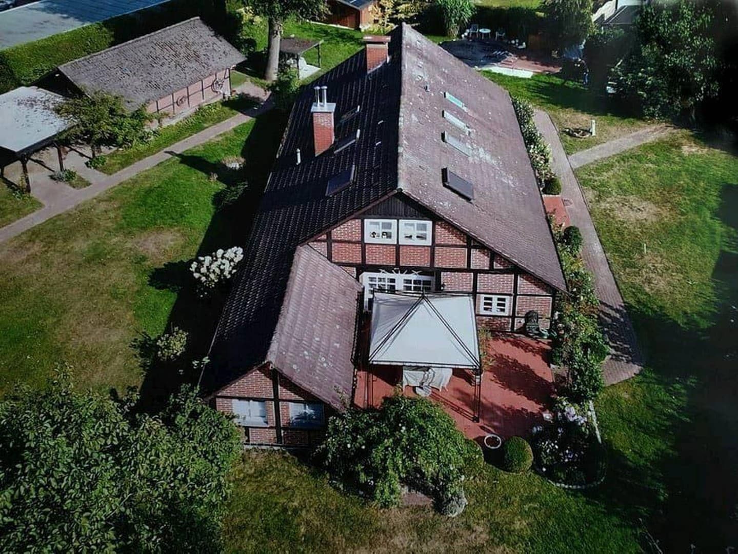 Restauriertes Fachwerkhaus im Emsland