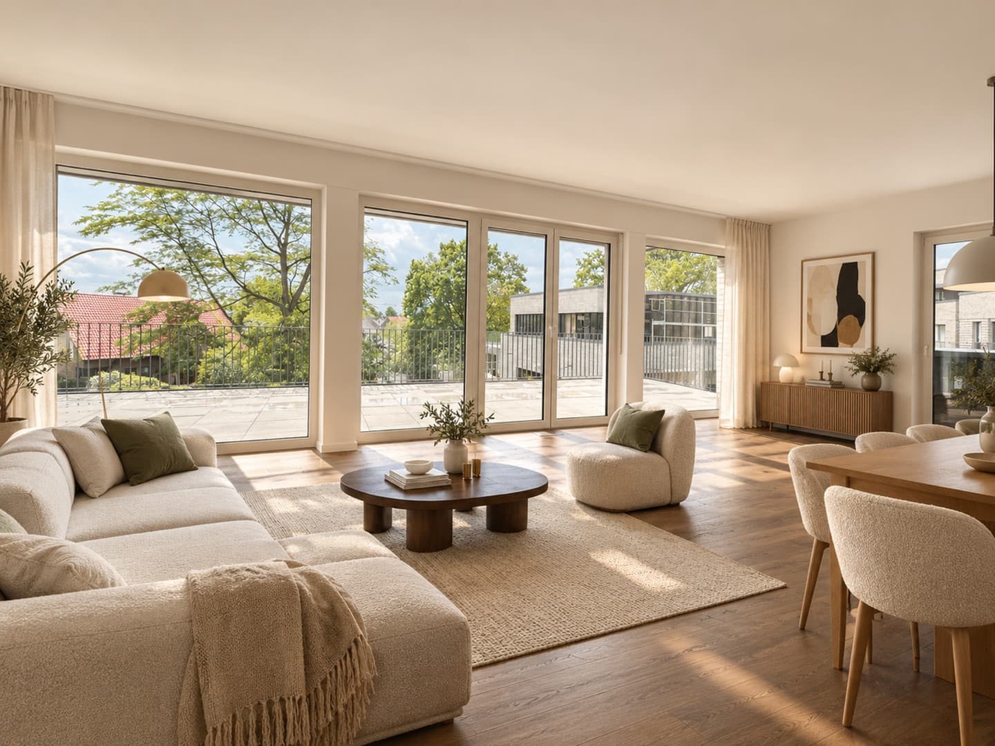 Neubau-Penthouse mit großer Dachterrasse in Verl