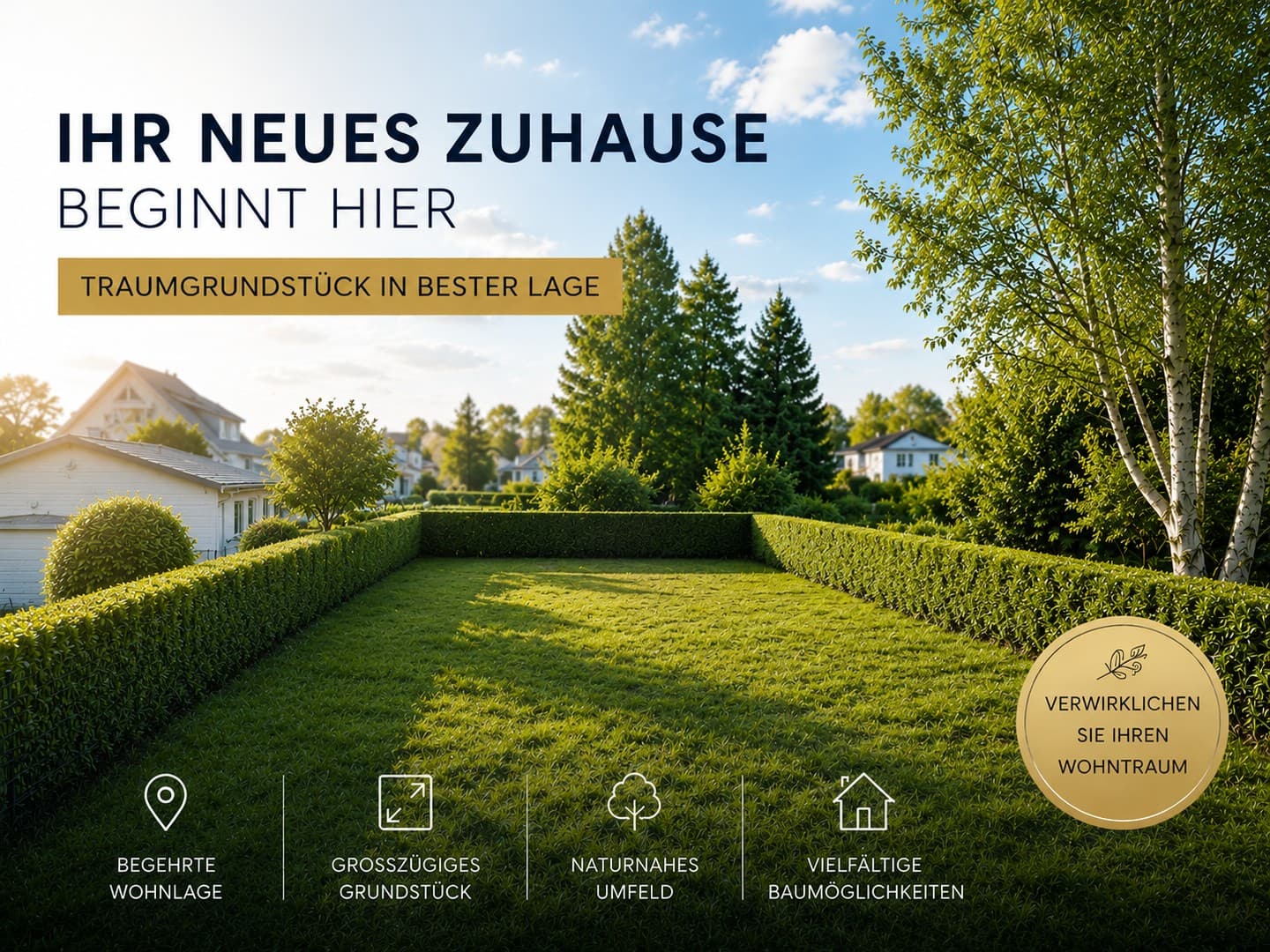 Baugrundstück in Prisdorf - sonniges Grundstück