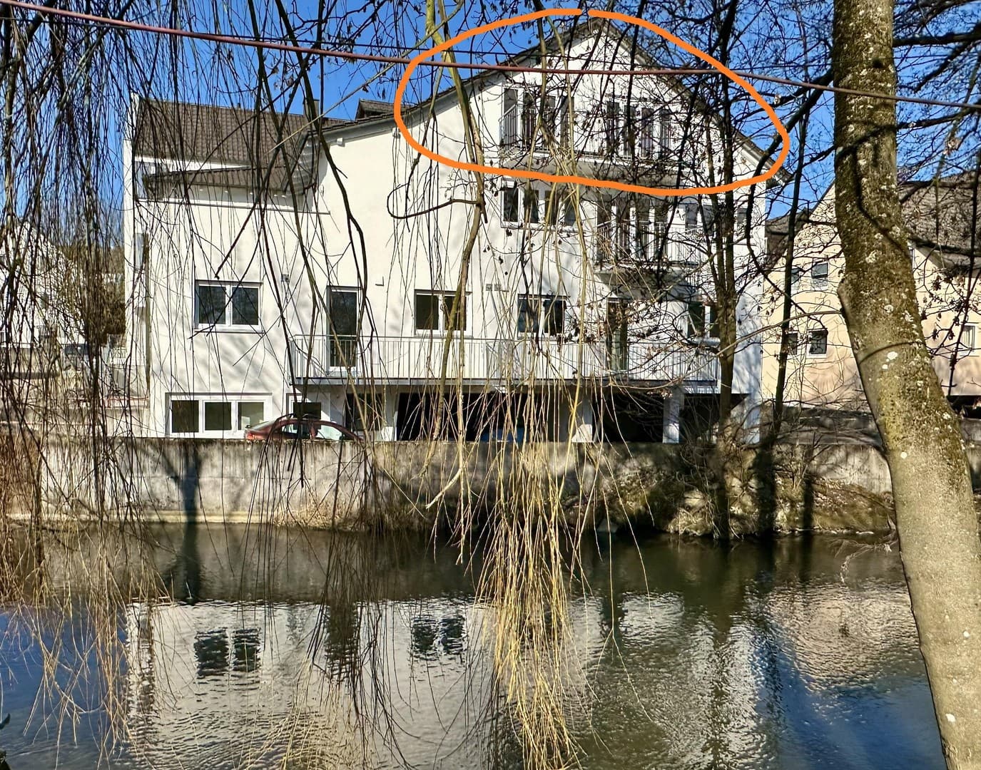 Dachgeschoßwohnung mit Balkon, Blick ins Grüne, Erstbezug nach Sanierung