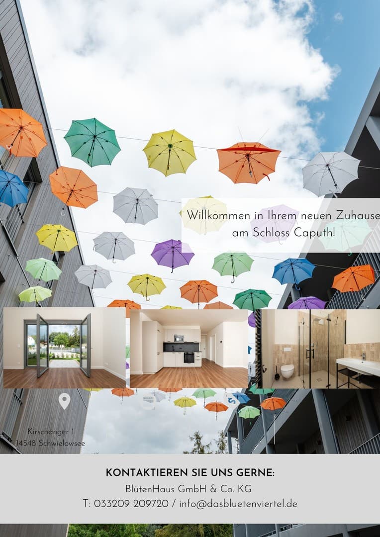Willkommen in Ihrem neuen Zuhause am Schloss Caputh!