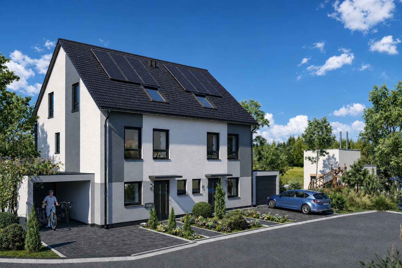 Modernes KfW-40-QNG-Massivhaus mit Garten – Top-Lage in Saulheim, PV & Wärmepumpe inklusive