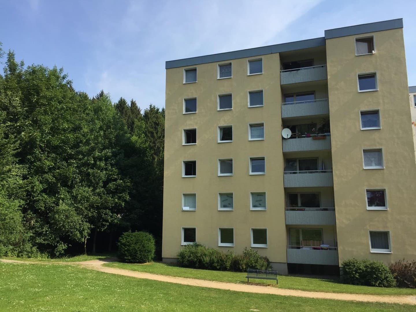 Große 4 Zimmer Wohnung mit Waldblick