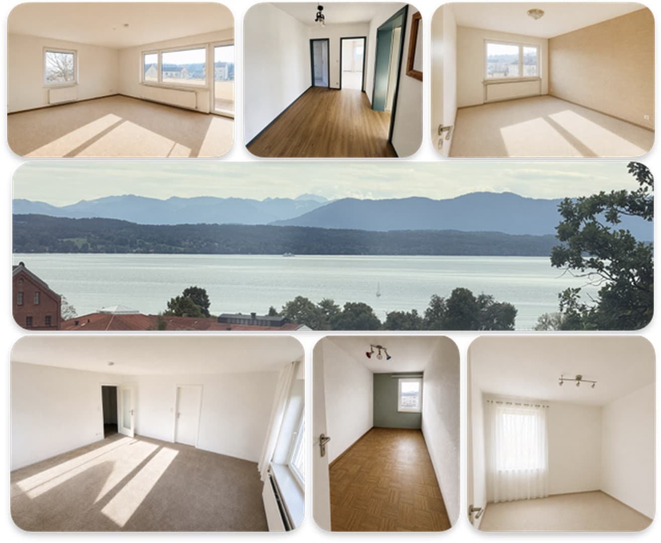 Tutzing - Wohnung mit See- und Bergblick