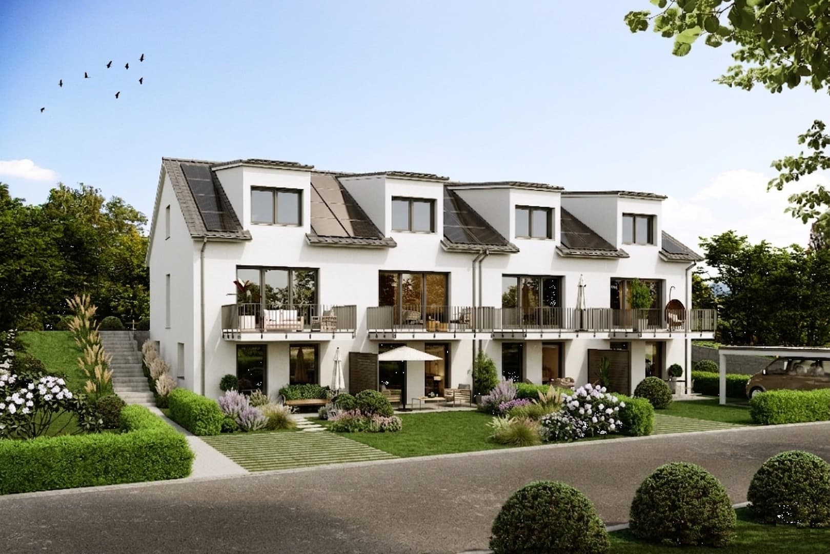 Neubau-Reiheneckhaus in Sindelfingen-Goldberg: Erstbezug, mit Garten & niedrige Energiekosten!