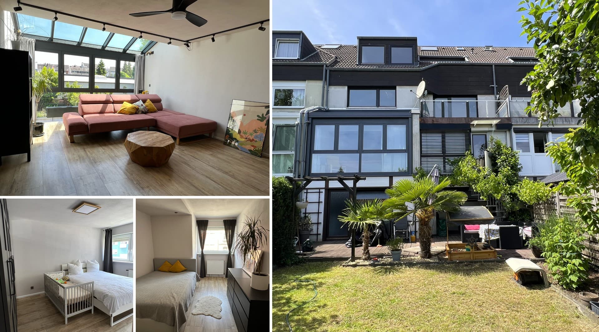 Wohnen mit Hausgefühl – 4 Zimmer mit ca. 150 m² Privatgarten, Wintergarten, Garage und Stellplatz