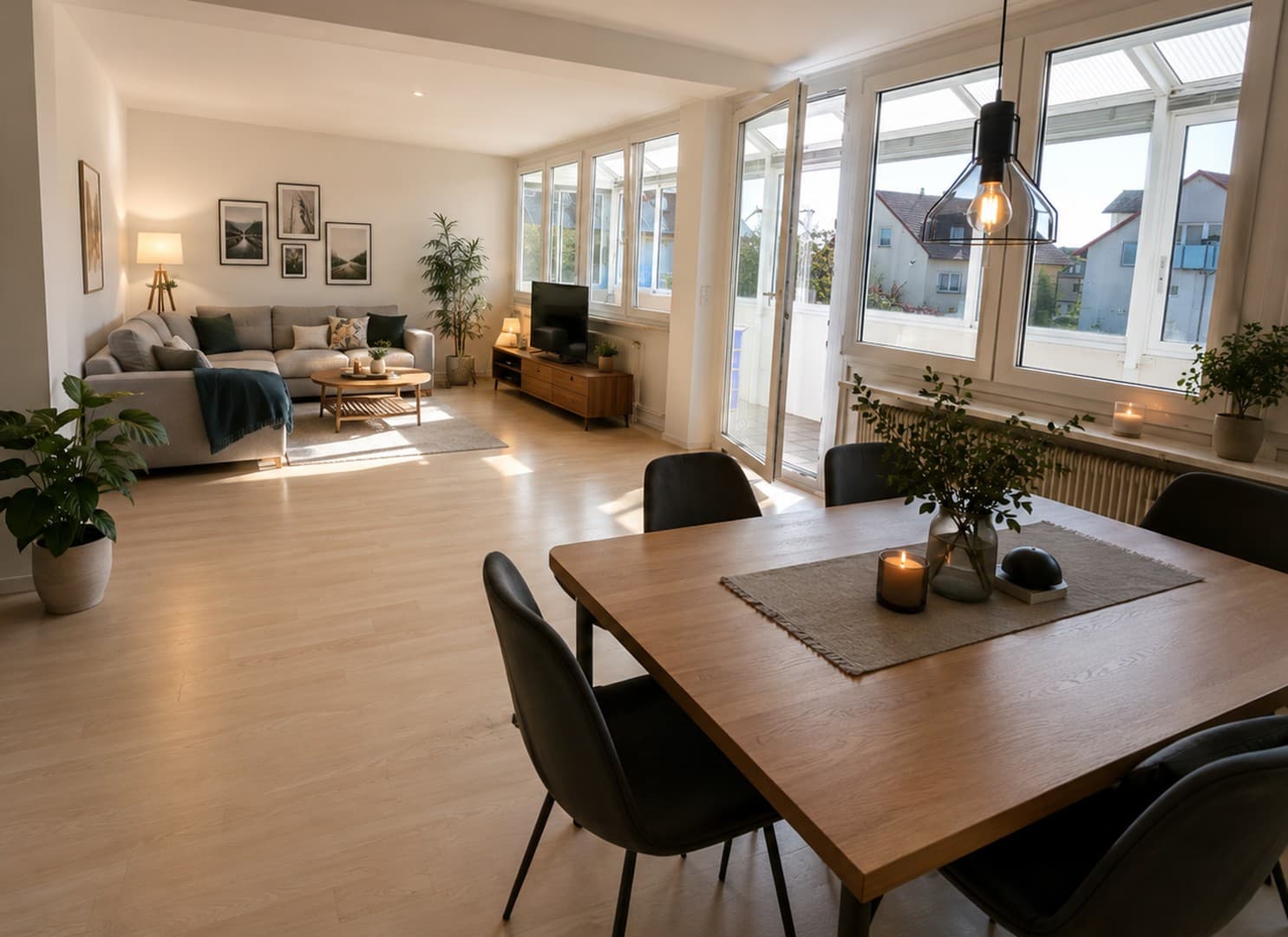 Außergewöhnlich großzügige 3–4-Zimmer-Eigentumswohnung mit Wellnessbad, zwei Wintergärten, EBK