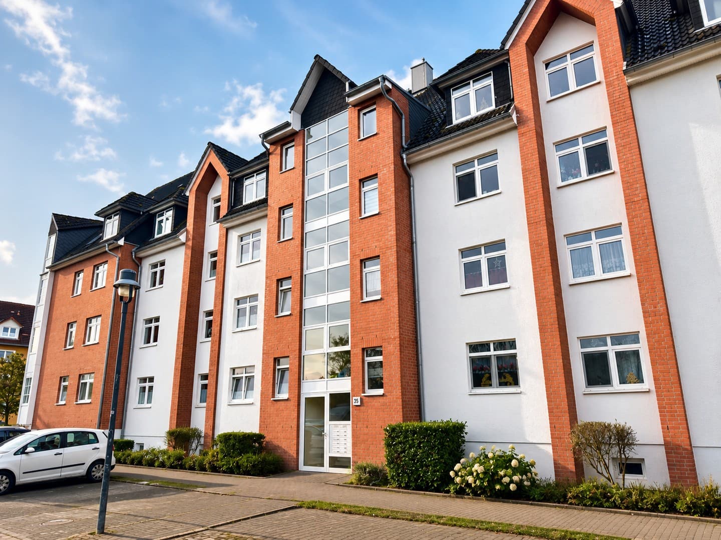 Helle 3-Zimmer-Dachgeschosswohnung mit Balkon & Stellplatz in Stralsund