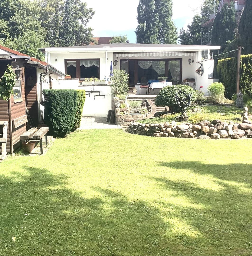 Hamburger Perle - urbanes Einfamilienhaus mit Traumgarten