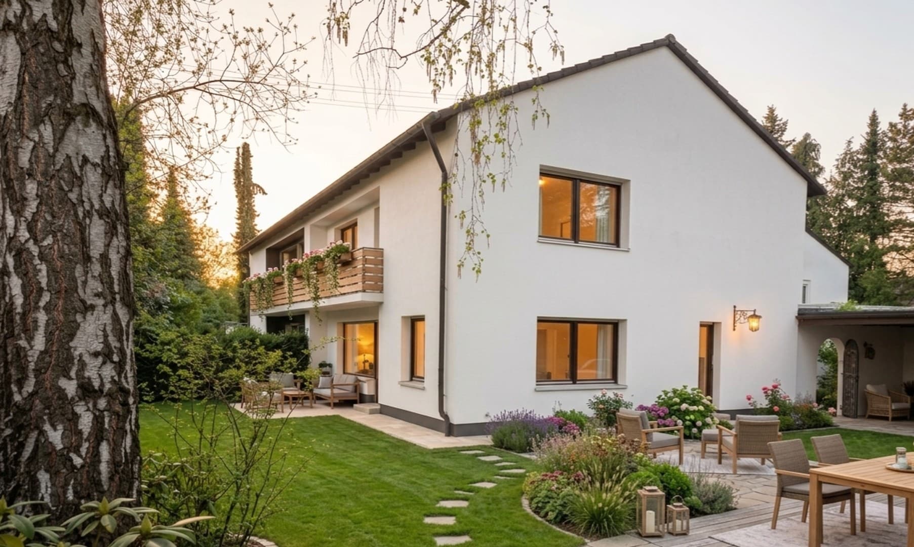 624m² Grundstück * ruhige zweite Reihe * Südgarten * 5 Zimmer * provisionsfrei