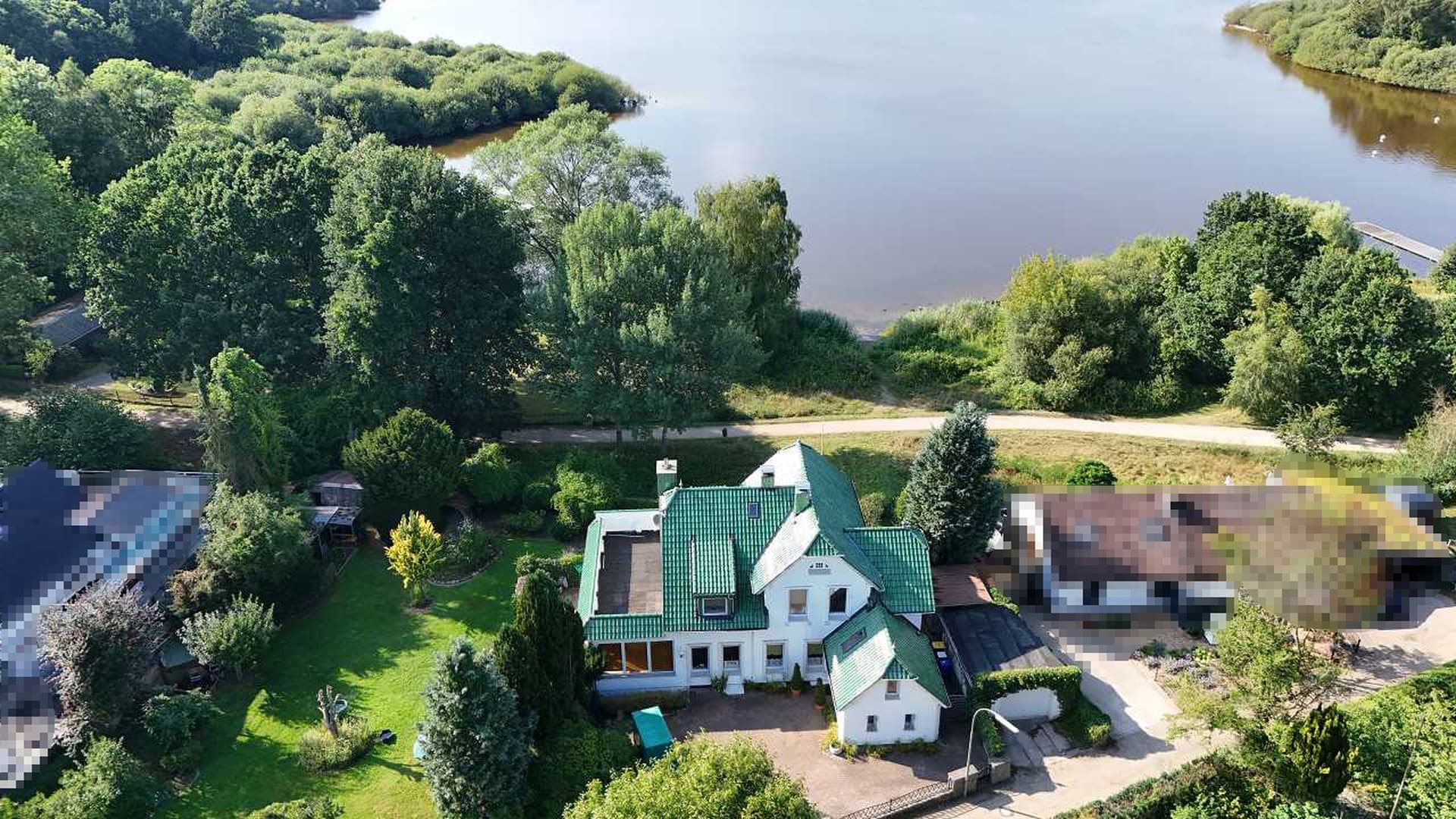 Haus am See inklusive 788qm Baugrundstück am See in 1.Seereihe,Seeblick,Villa am See