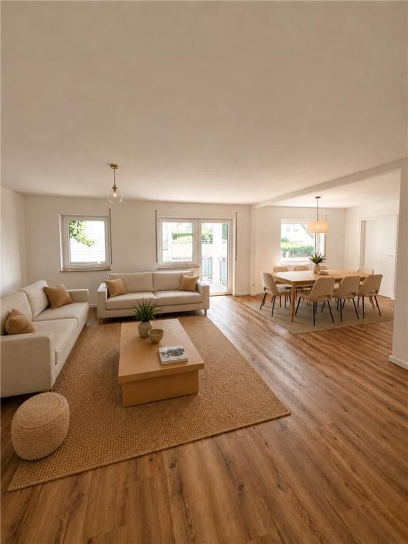 Umfassend sanierte 3,5-Zimmer-Wohnung (2026) mit Balkon – provisionsfrei & bezugsfrei