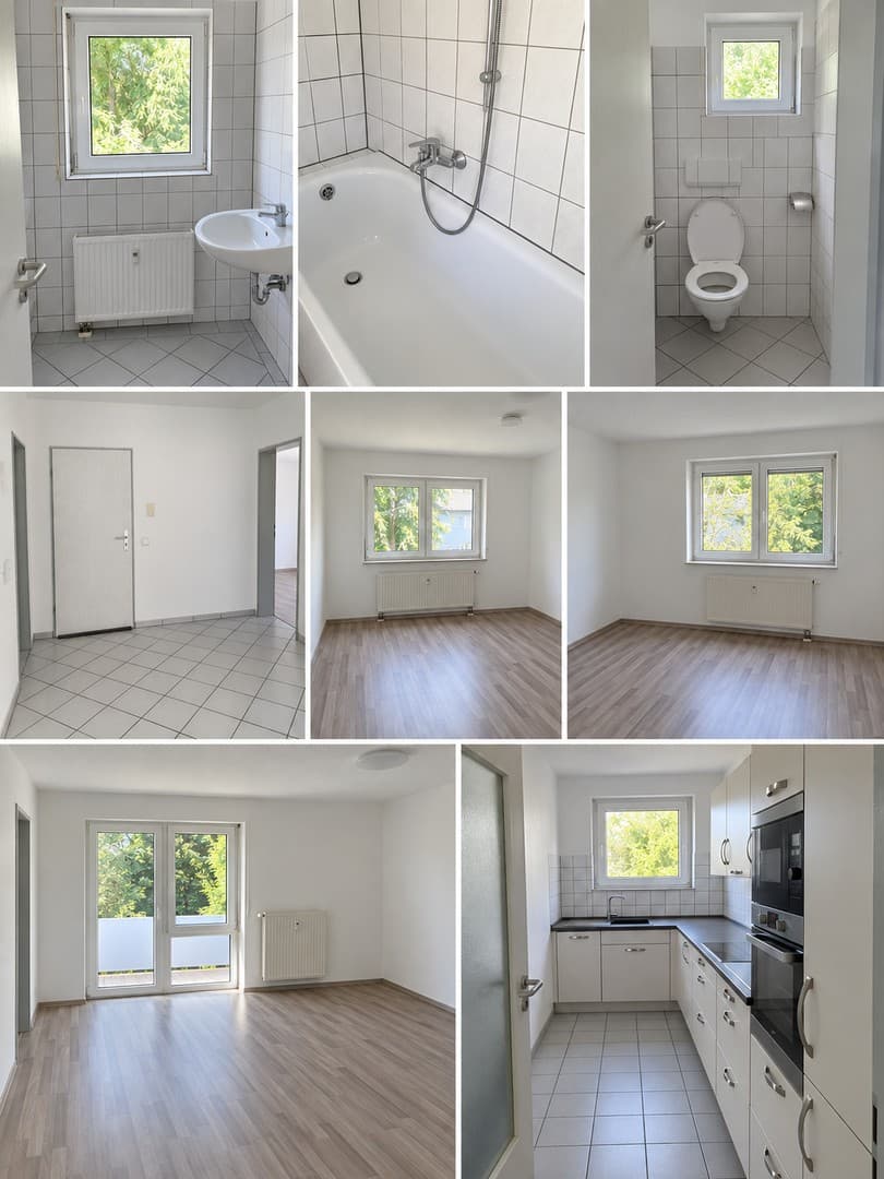 Großzügige 3-Zimmer-Wohnung mit Balkon und Gartenmitbenutzung