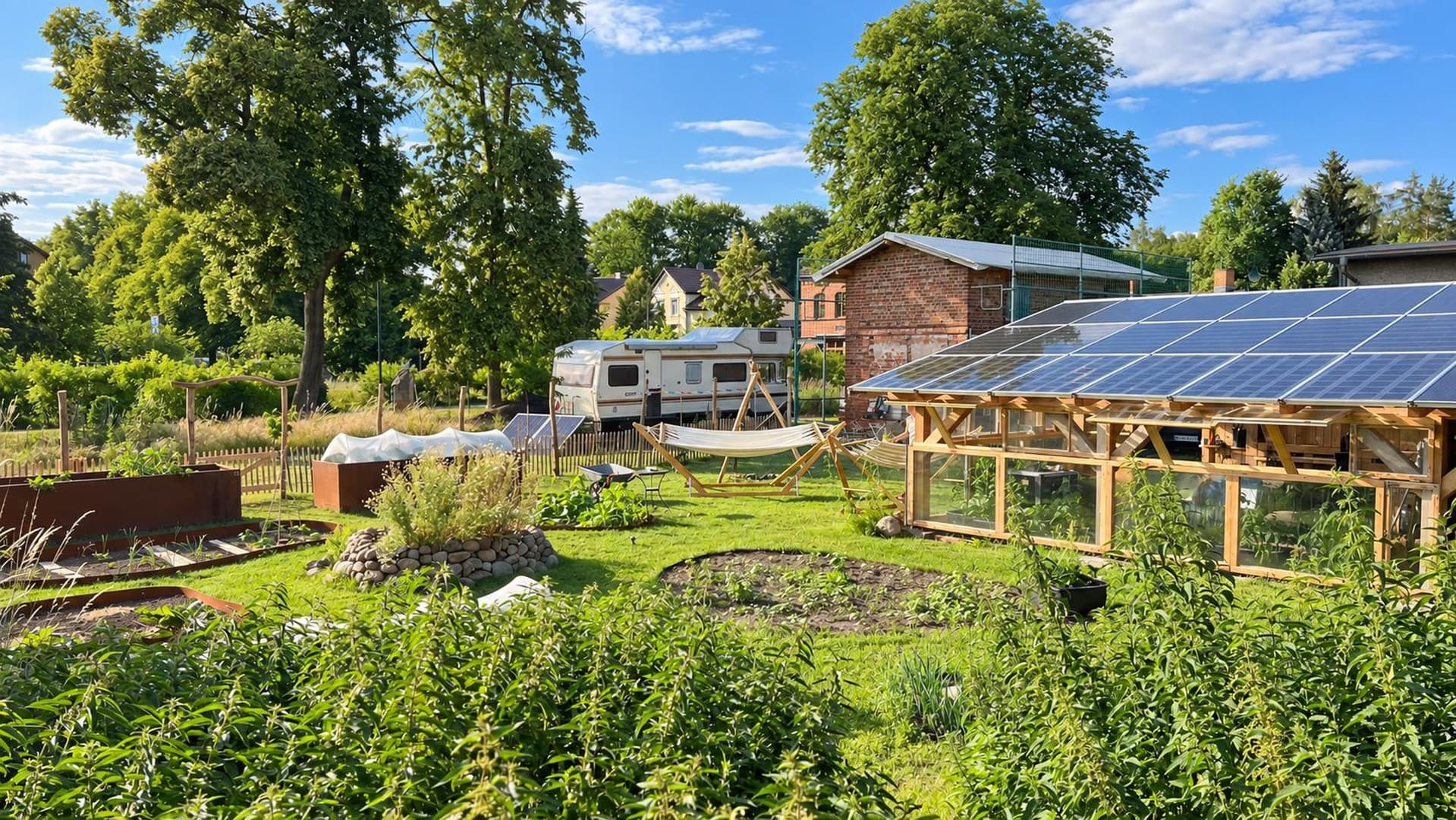 Biesenthal: 1.646 m² erschlossen am Bahnhof, Altbau, PV-Anlage, 40 Min nach Berlin