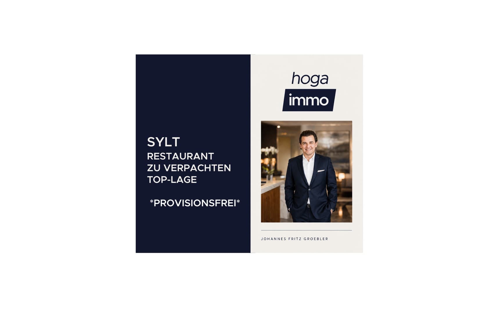 Restaurant auf Sylt zu verpachten | Top-Lage in List | PROVISIONSFREI