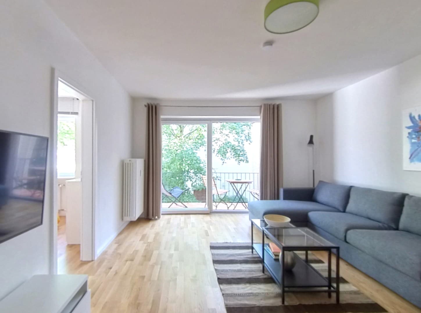 BESTLAGE: Hamburg-Harvestehude - MÖBLIERTE 2-ZIMMER-WOHNUNG