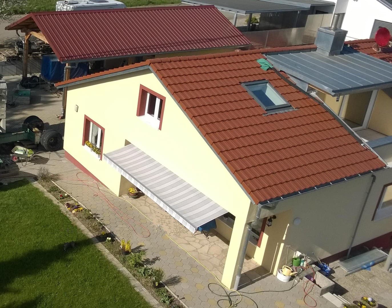 Mundingen vielseitige ETW+ELW+Carport+Hobbyräme & Terrasse