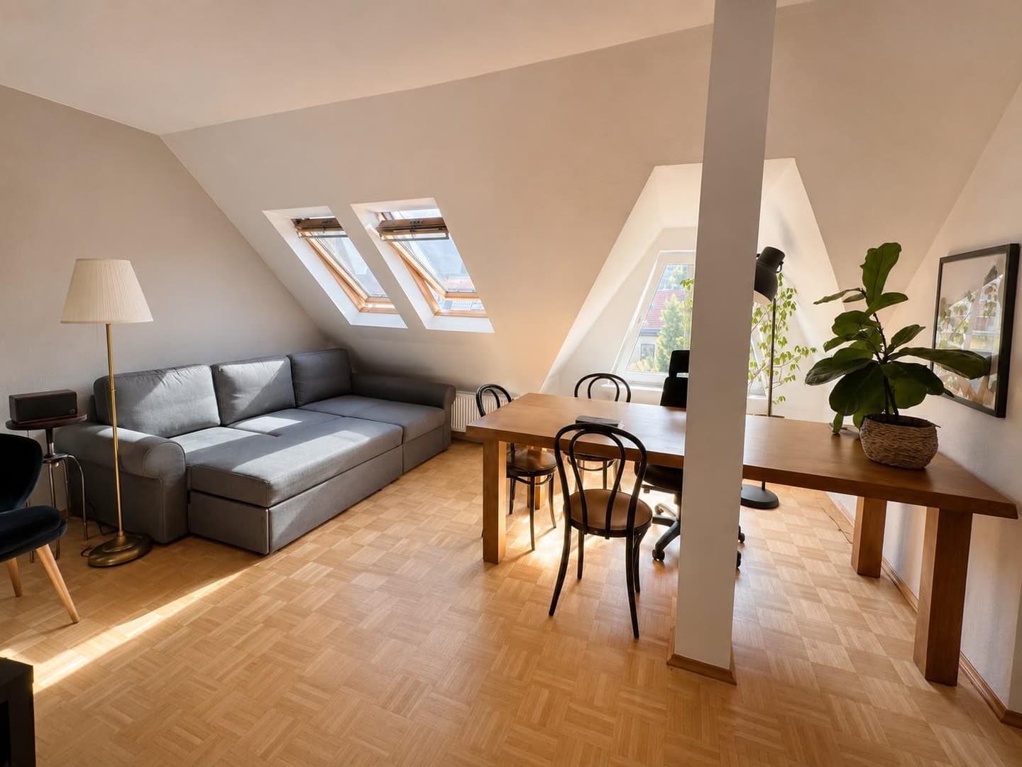 hell & möbliert: 2-Zimmer-Wohnung mit Balkon · 69 m² · befristet
