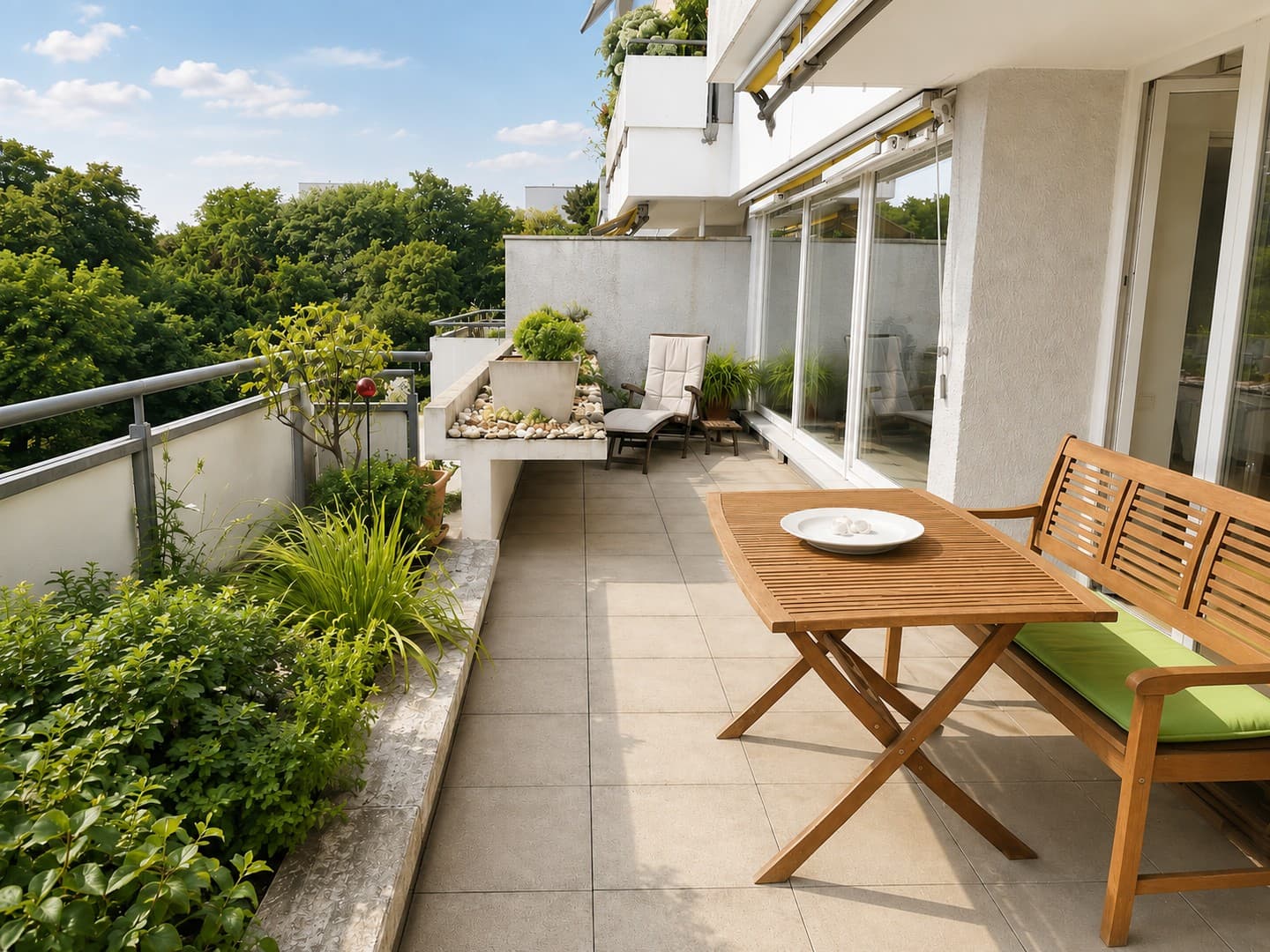 Von Privat: 4-Raum-Wohnung mit Dachterrasse und Balkon in Haar