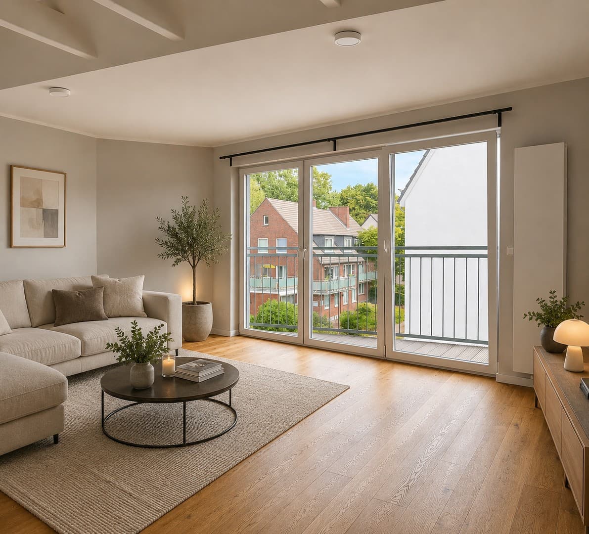 wunderschöne 2 Zi Neubauwohnung + Galerie, mit Einbauküche und Balkon