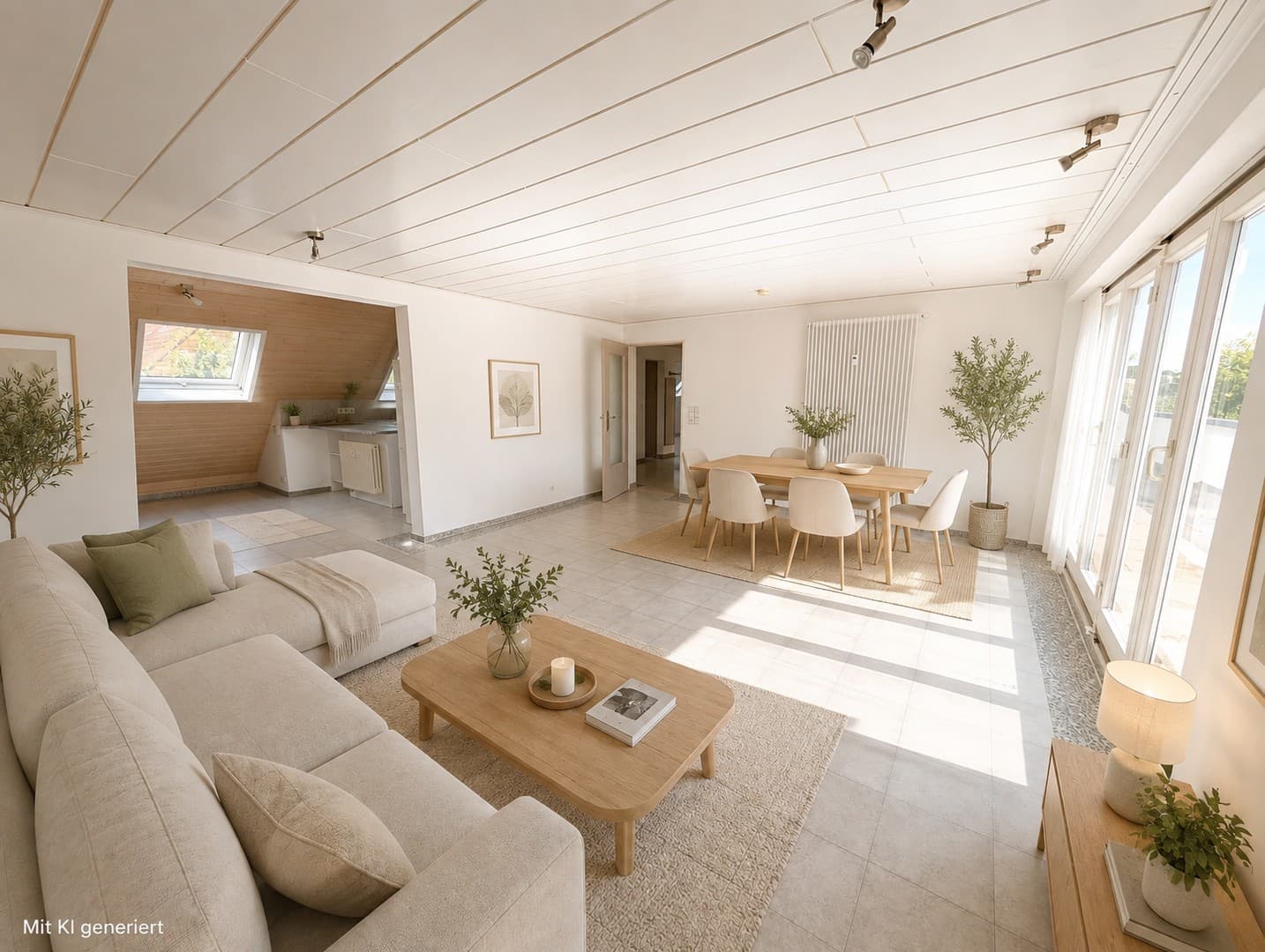 Ohne Provision - Freie 5 Zimmer Wohnung in ruhiger Lage, Garage, Balkon