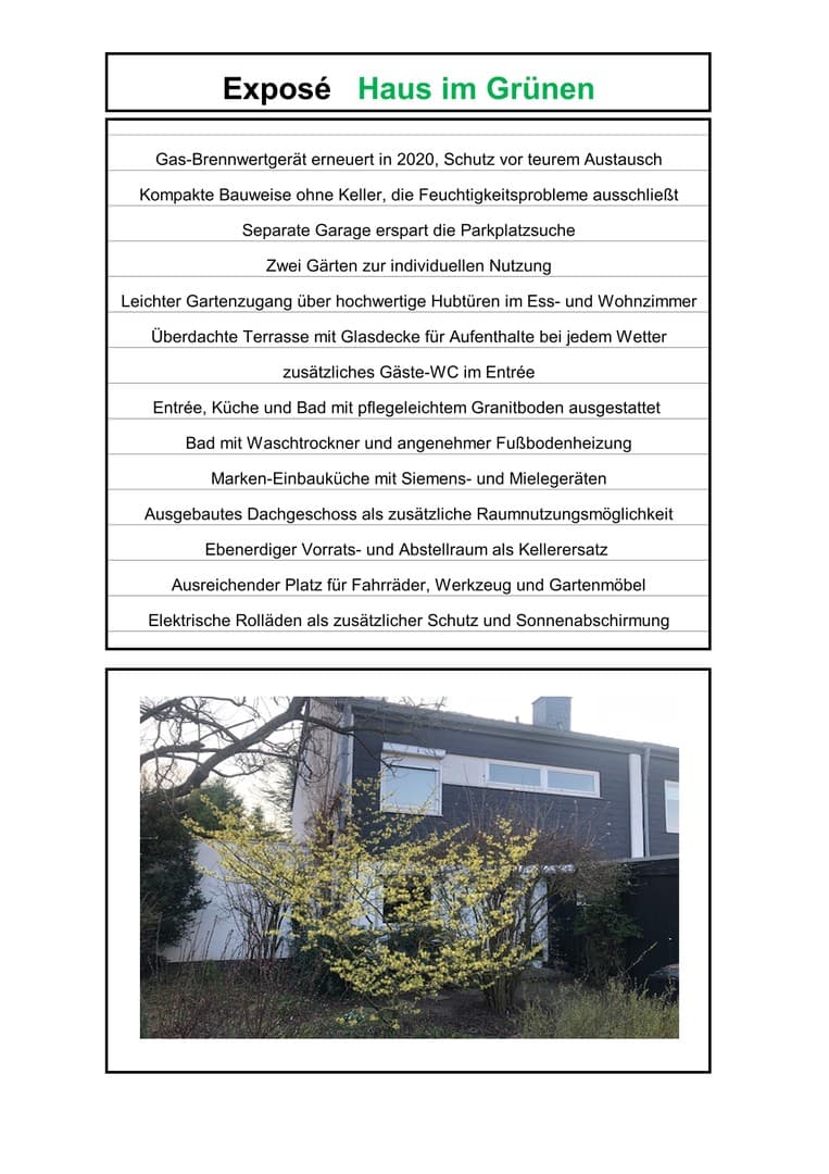 Haus im Grünen