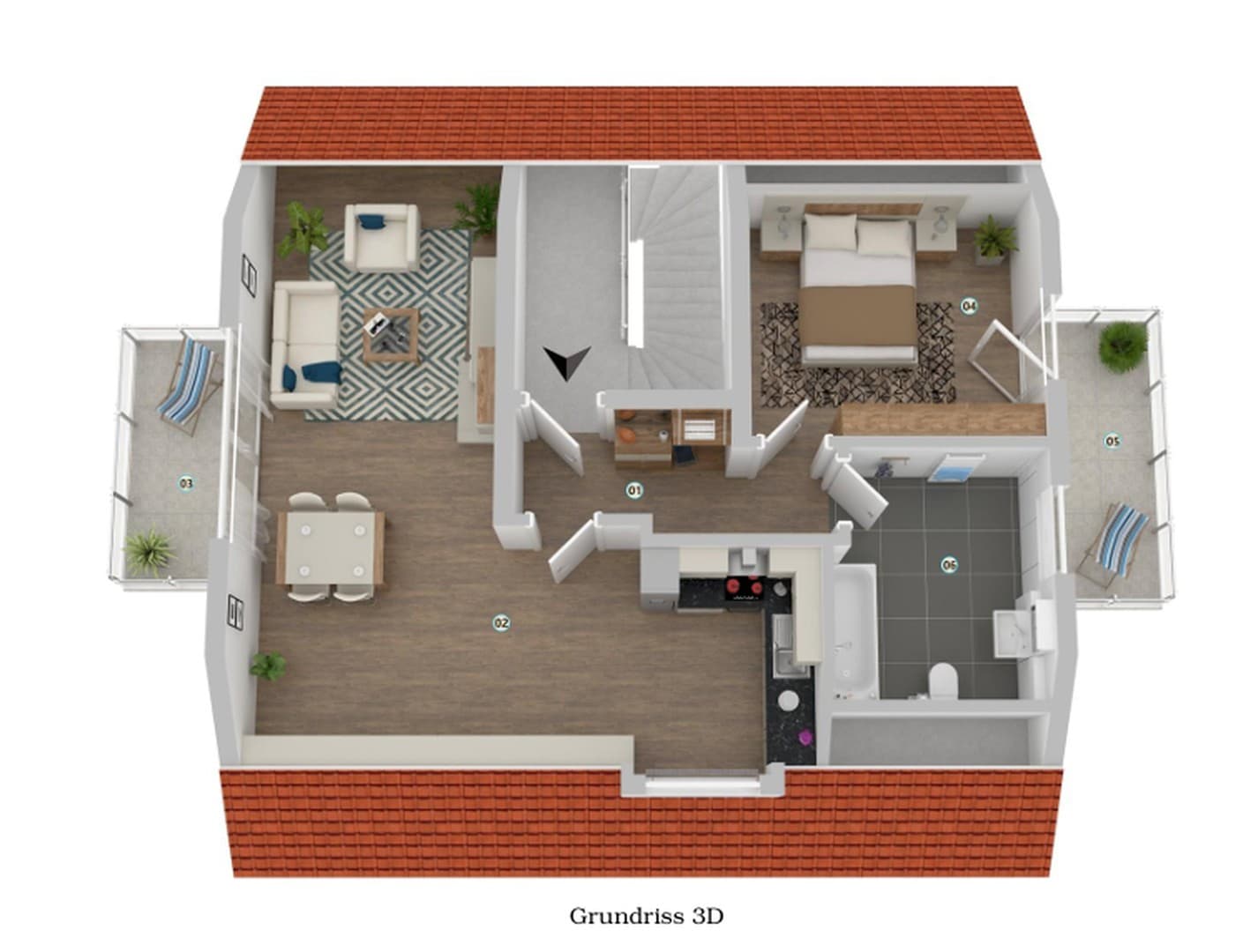 Attraktive 2-Zimmer Dachgeschosswohnung in begehrter Lage