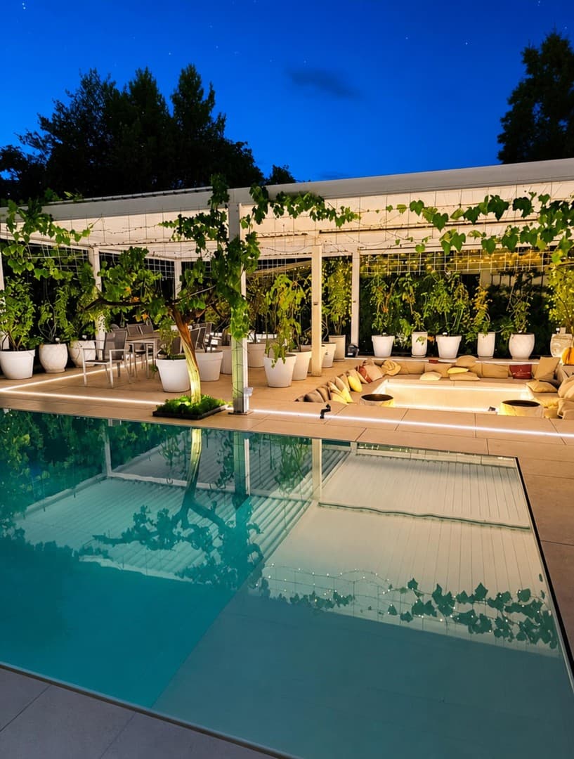 Exklusiv #Provisionsfrei# Neubau Kfw 55 MFH vollmöbliert 2 Pools, Gym, Sauna, Koi Teich