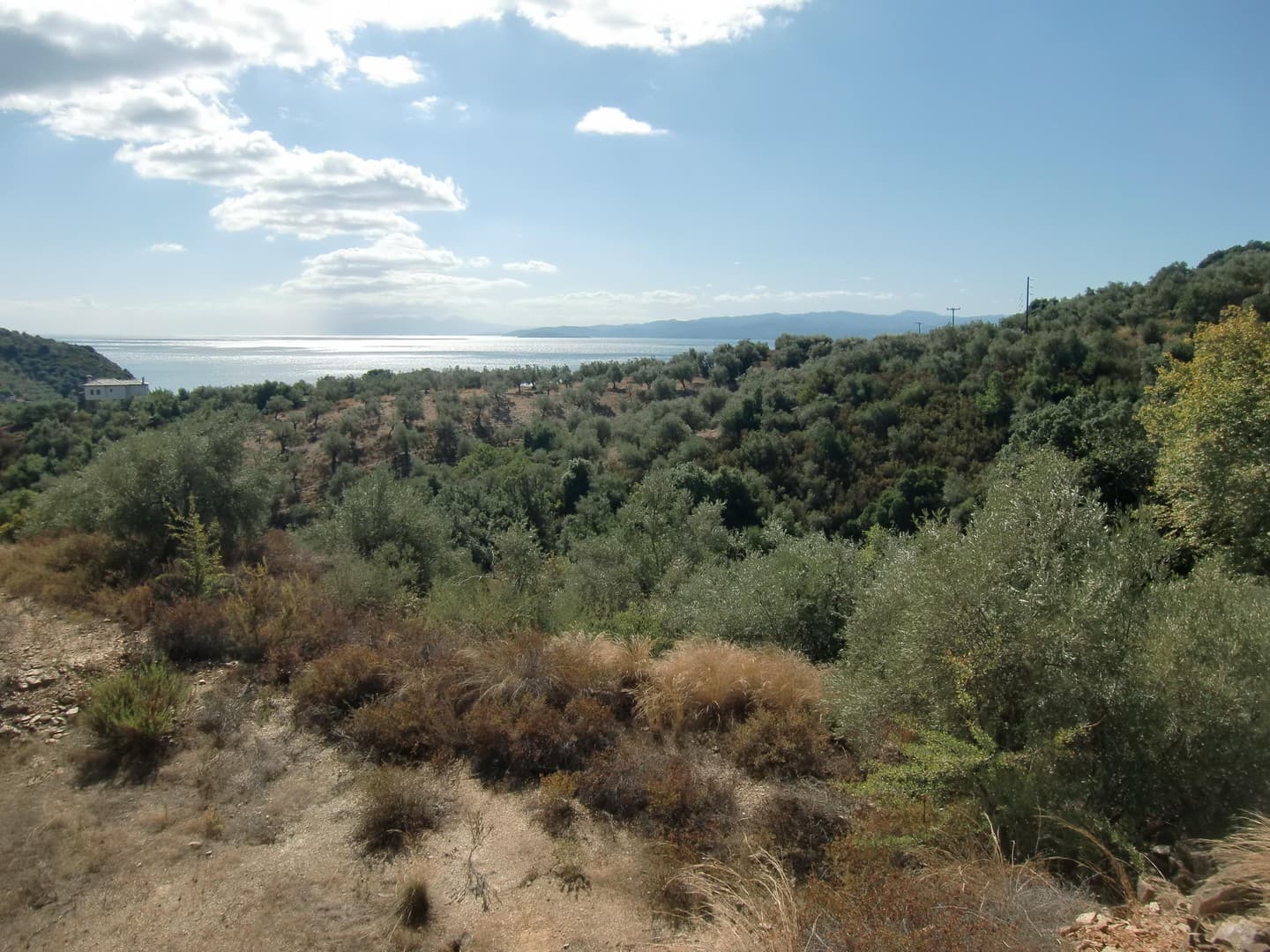 Baugrundstück mit Meerblick in Griechenland