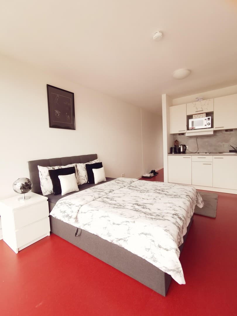 Sonniges 1-Zimmer-Apartment direkt an der Uni mit Top-Ausstattung