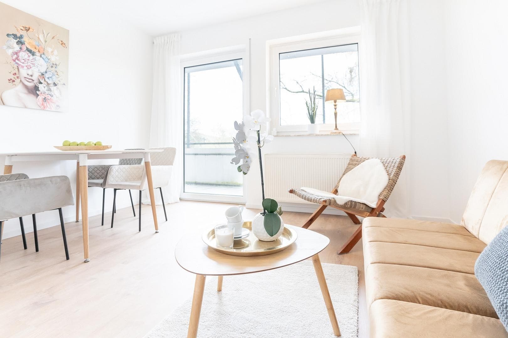 Modern wohnen in Butzbach – sanierte 2-Zimmer-Wohnung mit Balkon & Wärmepumpe