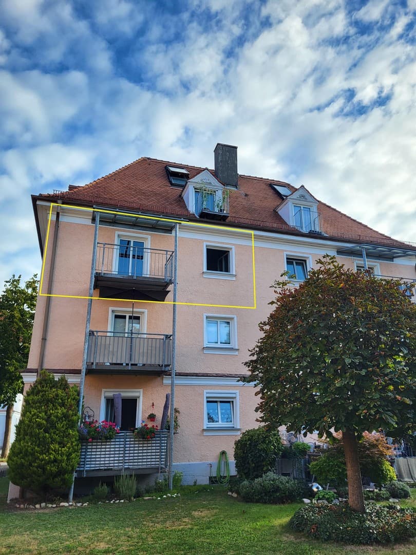 Attraktive Kapitalanlage in Burghausen | 2-Zimmer-Wohnung mit Balkon inkl. TG | Provisionsfrei