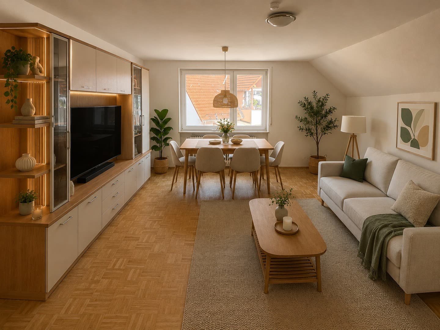 Dachgeschosswohnung in ruhiger Lage